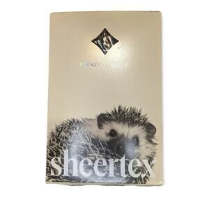 NWT Sheertex Light Compression Classic Sheer Rip Resistant Tights Dark Grey XL